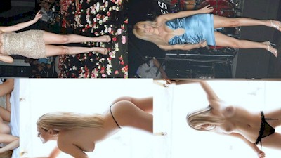 Lydia Christaki topless large breasts