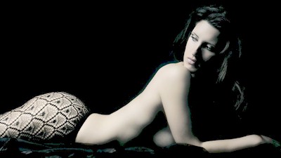 Alexandra Georgouli lingerie & topless